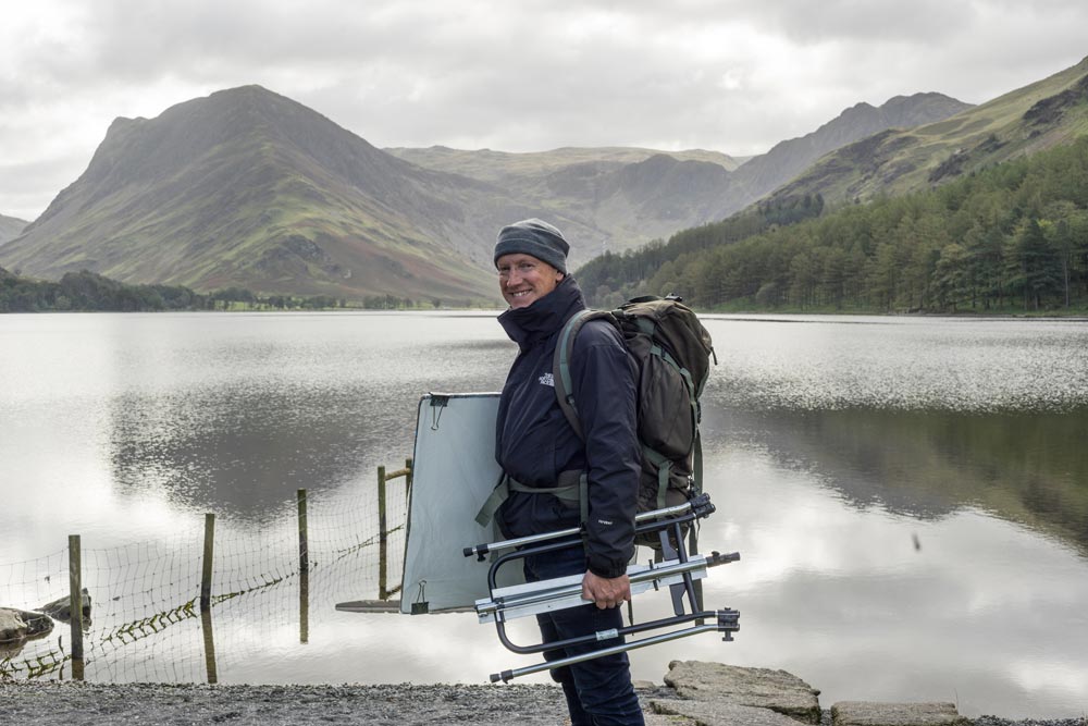 Robert Dutton at Buttermere in the Lake District.