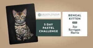 5 day pastel challenge bengal kitten with sue kerrigan harris ad og