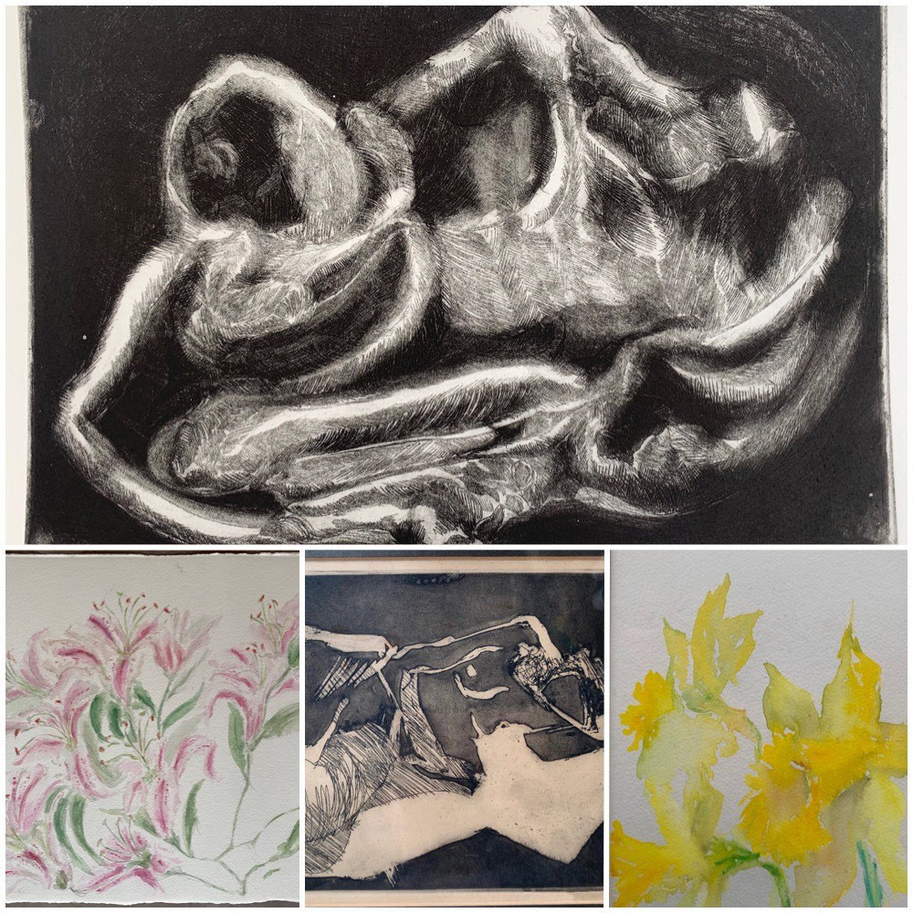 Artistic Talent - Nurture vs Nature? 2 Various works by my natural mother