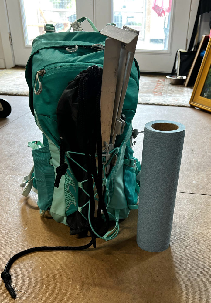 Creativity and Plein Air Painting – Oaxaca, Mexico 5 Backpack ready to go.