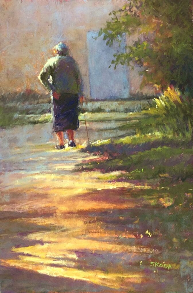 Afternoon stroll by julie skoda