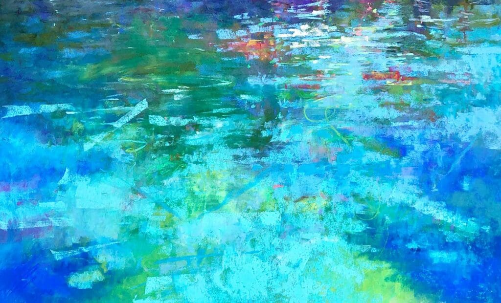 Blue calm by julie skoda