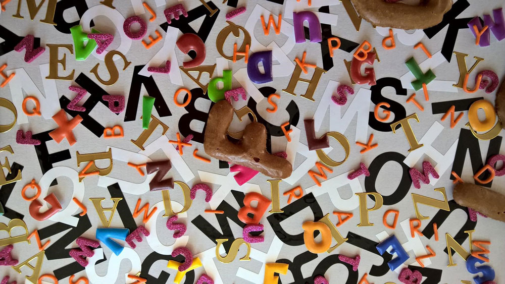 Jumbled letters