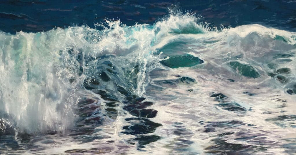 Pastel dust for water foam by elena degenhardt feat