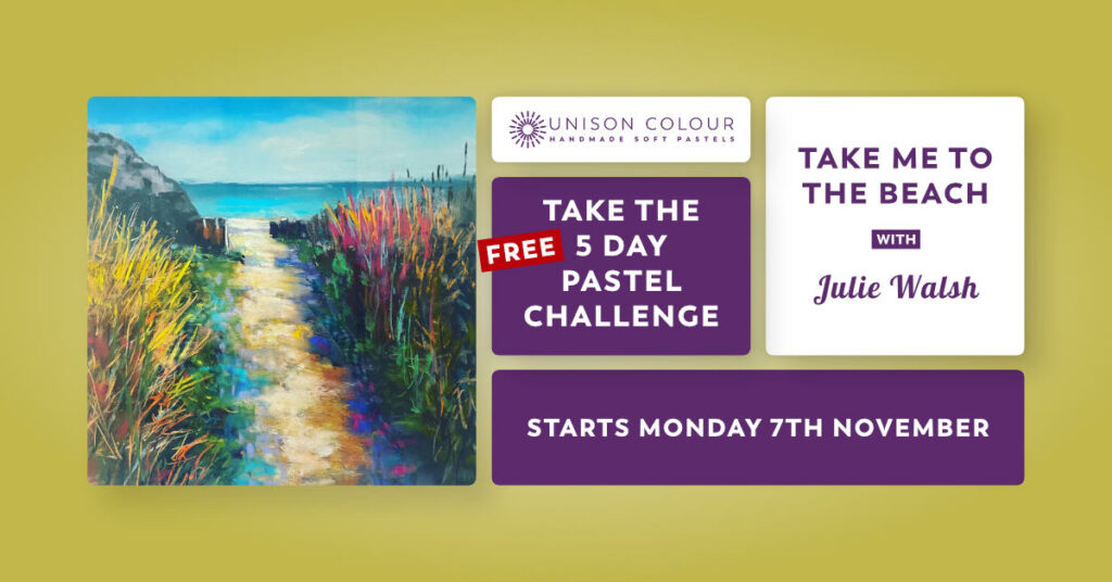 5 Day Pastel Challenge: Take Me To The Beach with Julie Walsh