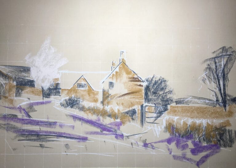 Snow Tutorial Design Cottage In Snow Tutorial, by Steve Hall - Unison Colour