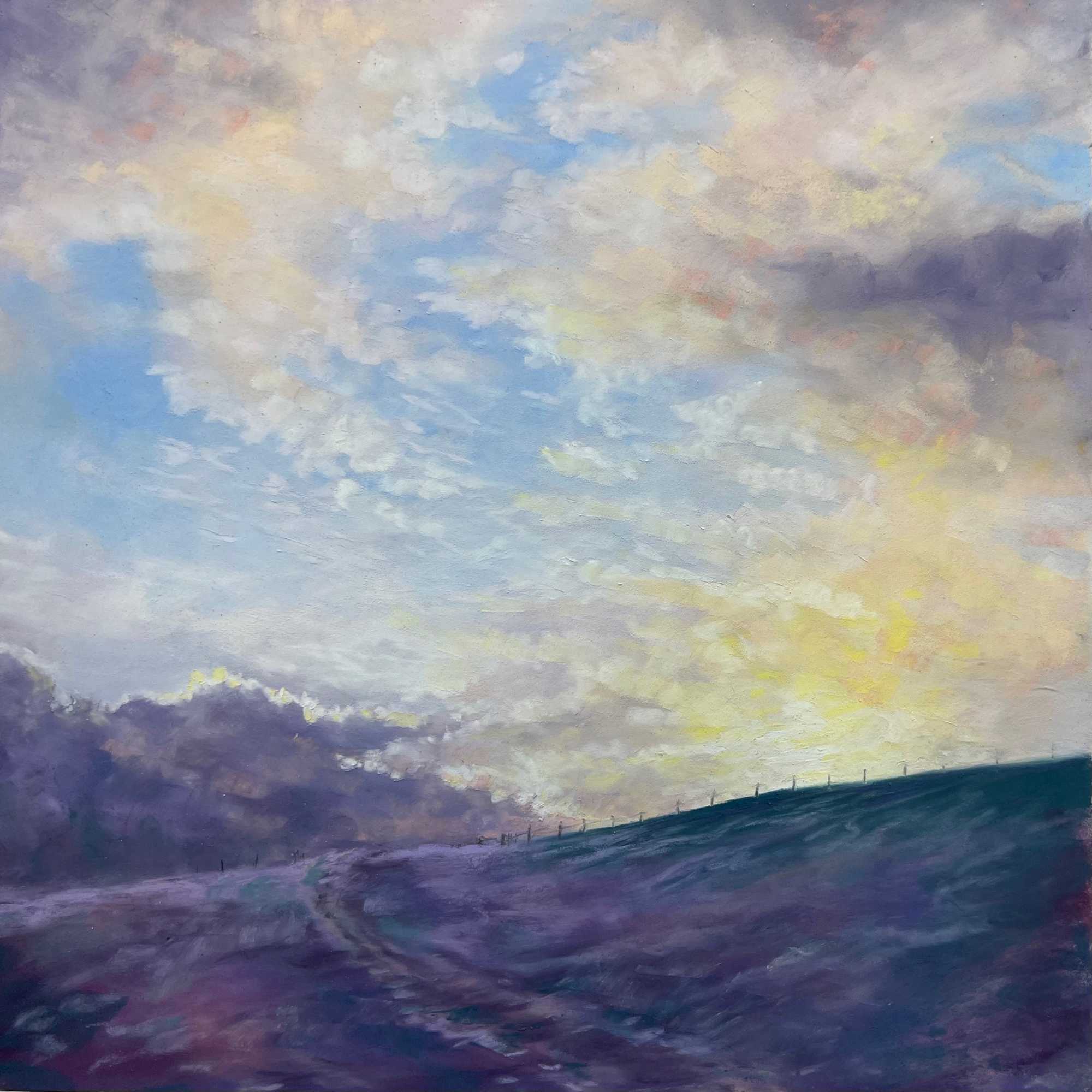 Cool sunrise Skyscape Artwork by Sandra Orme