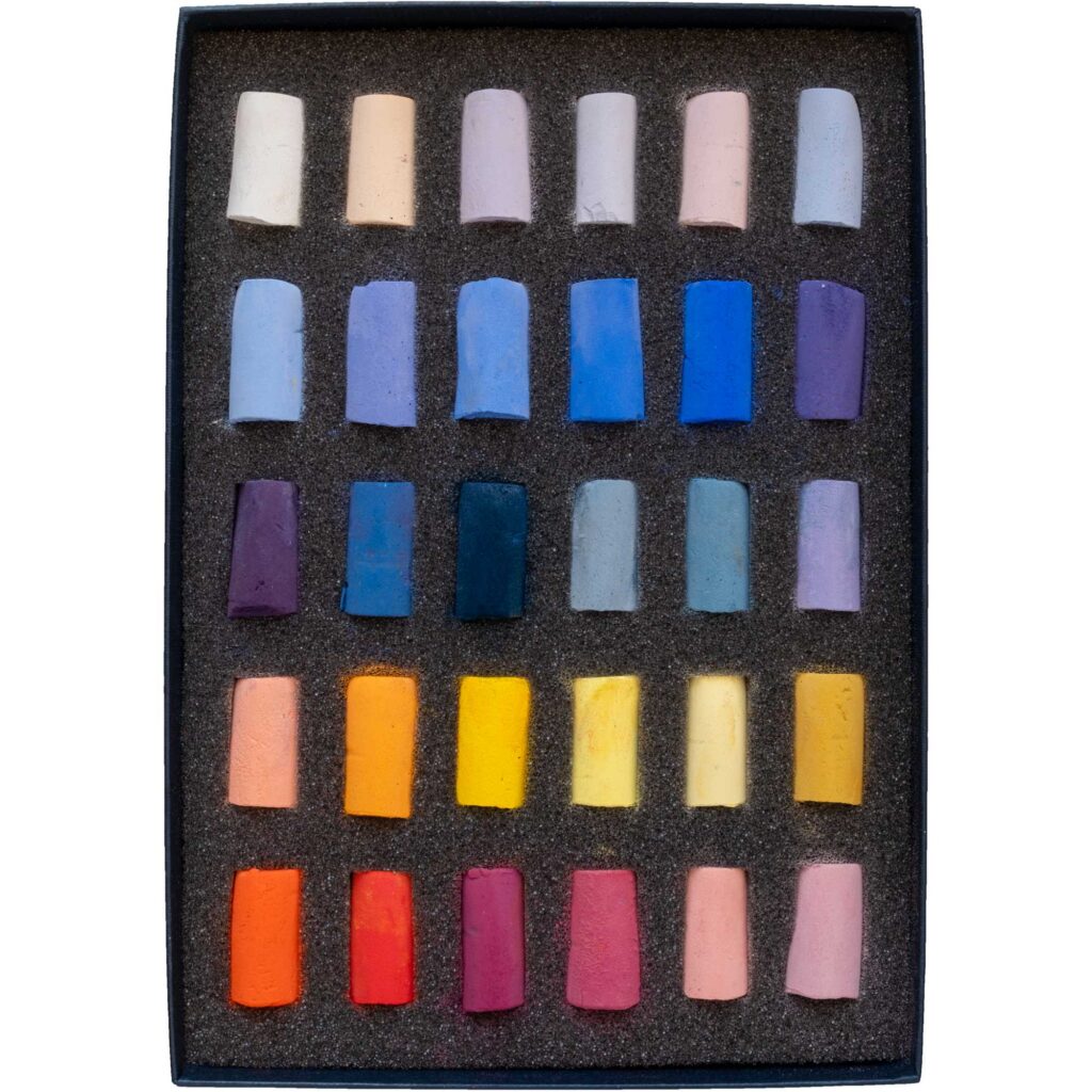 Sandra Orme Sky 30 Half Stick Soft Pastel Set open box