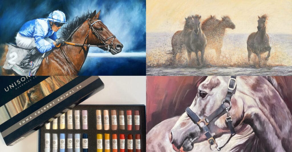 Equestrian artists and their use of soft pastels by rebecca de mendonca feat