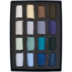 Open box of Frosty Winters Day 16 half stick set.