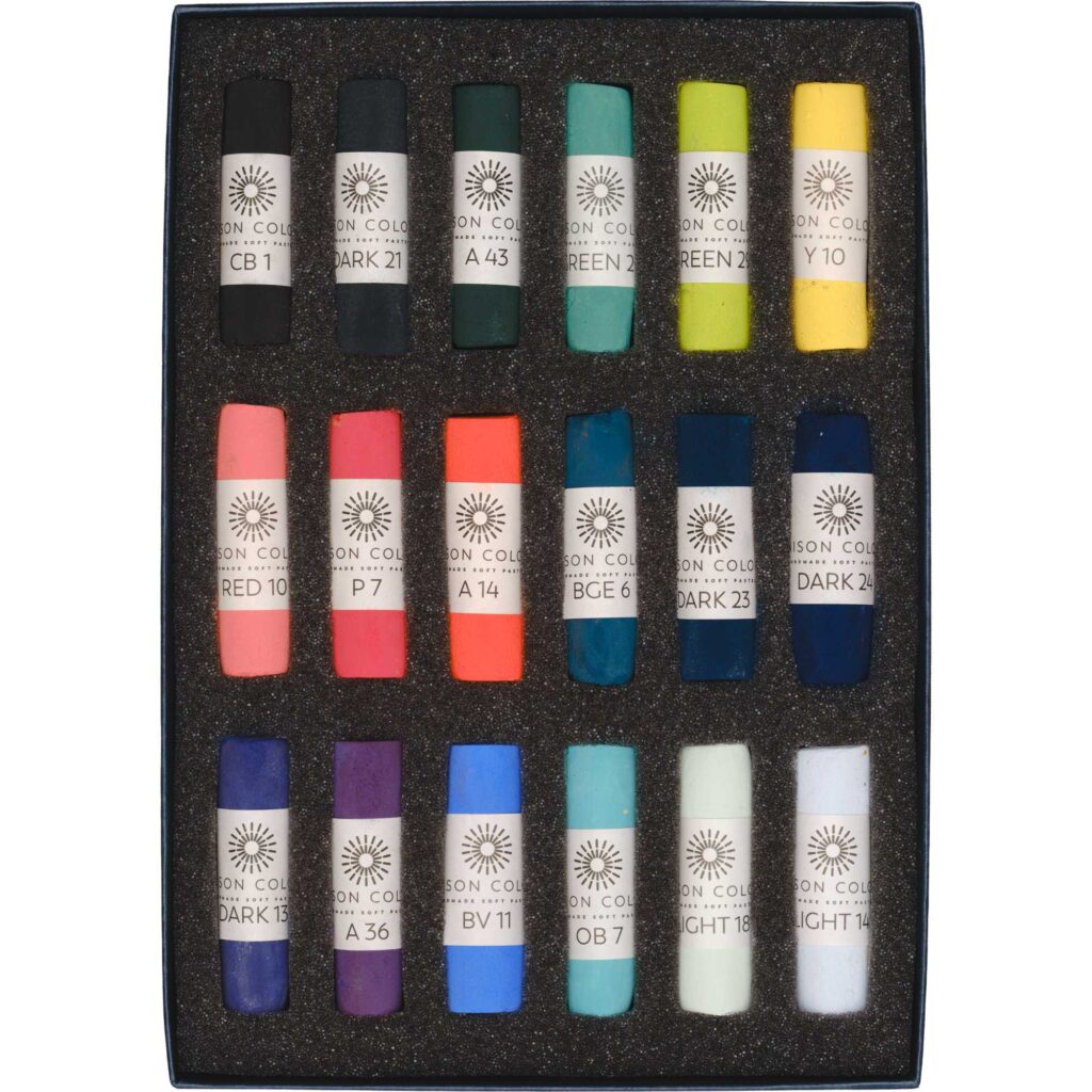 An open box of Dark Skies 18 Small Stick Set.