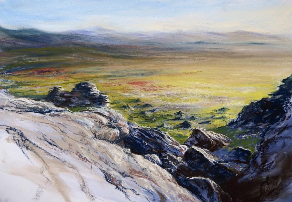 Twisting example light on the rocks by rebecca de mendonca