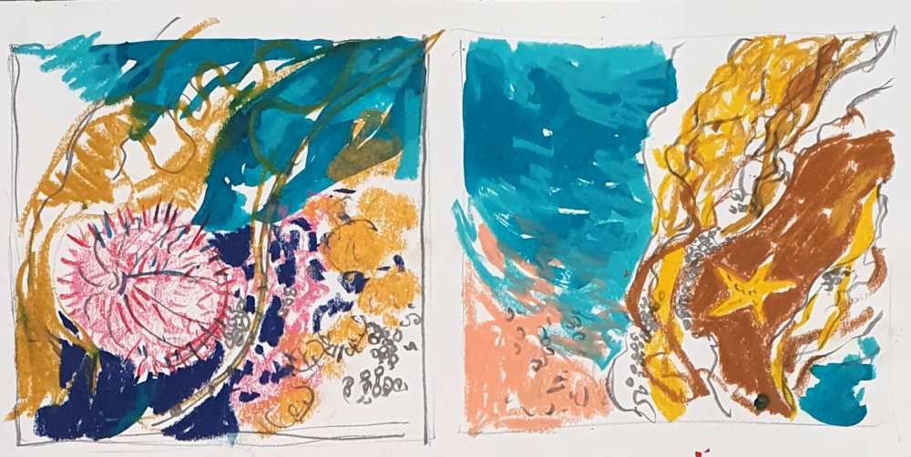 Thumbnail sketches.