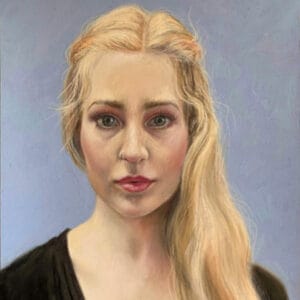 Portrait of a young women with lynn howarth feat