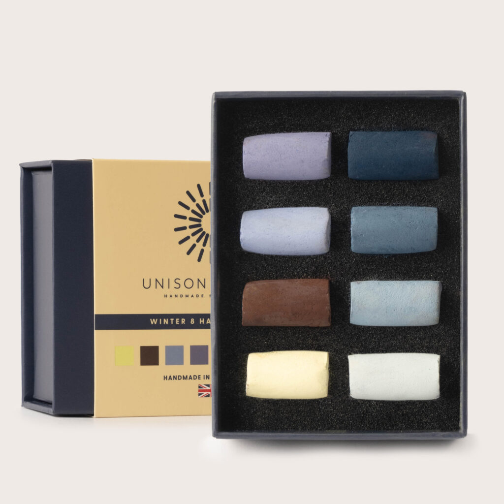 Winter 8 half stick soft pastel set 1