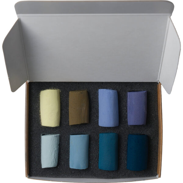 Summer Sparkle 8 Half Stick Soft Pastel Mini Set - Unison