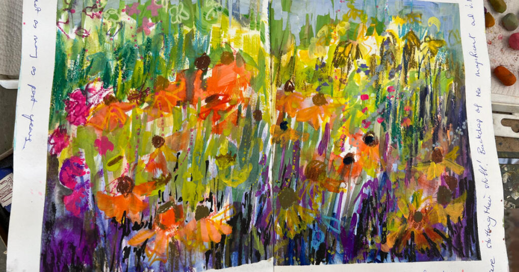 Sketching colour and soft pastel my way by judy tate feat