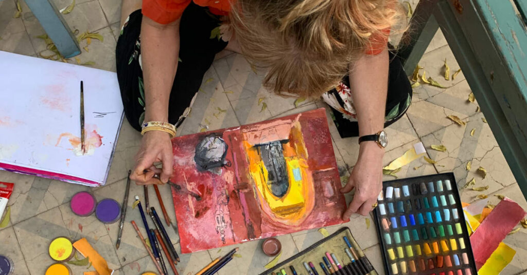 The pigment trail by debra luker feat