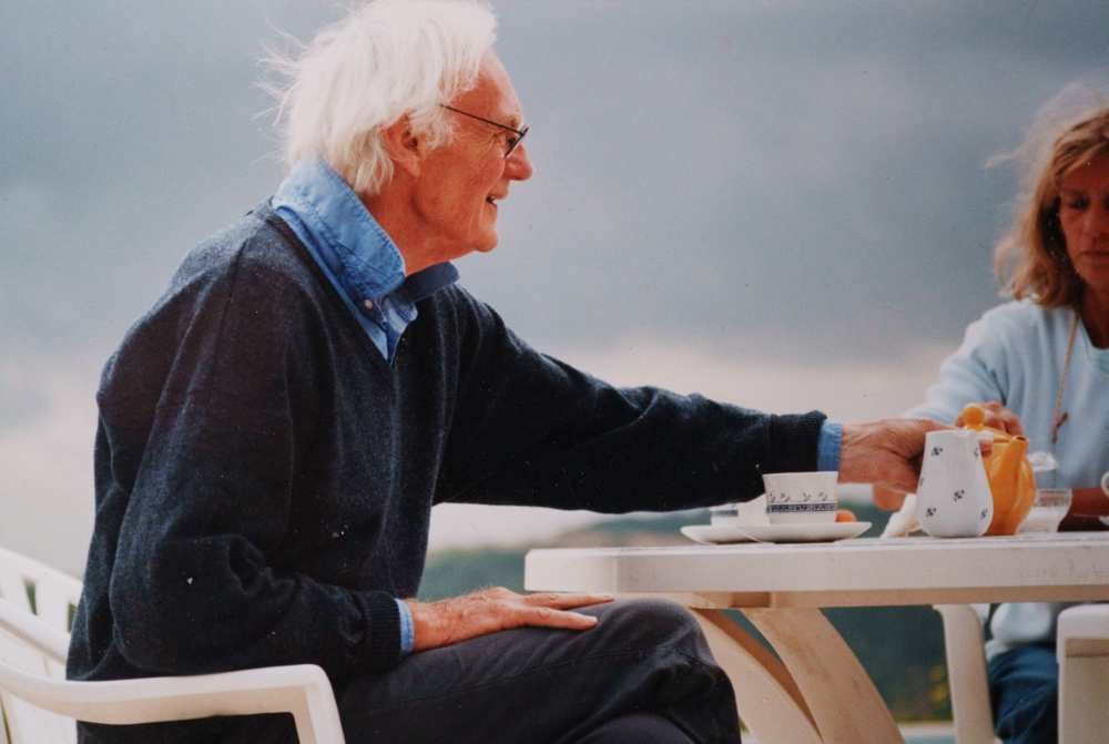 John enjoys a holiday