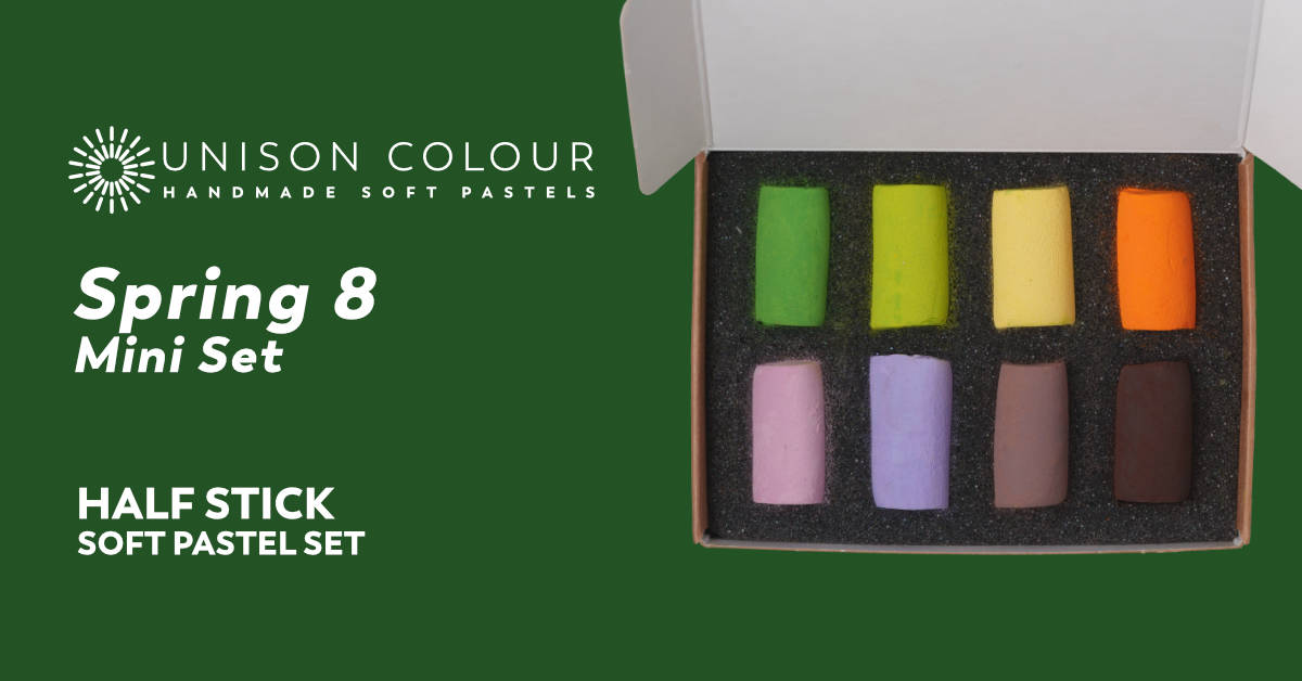 Spring 8 Half Stick Soft Pastel Set - Unison Colour Soft Pastels