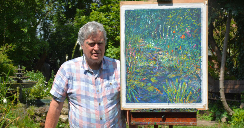 Gardening to paint by peter wood feat