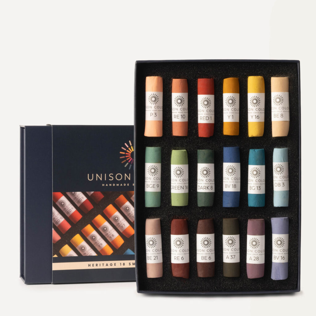 Heritage 18 small stick soft pastel set 1