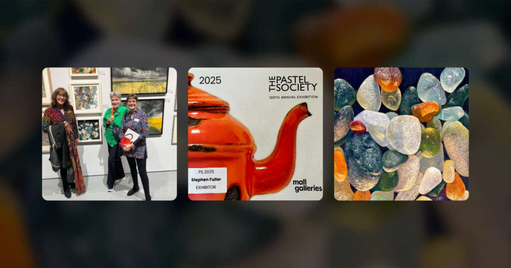 Unison colour associate artists at the pastel society exhibition 2025 feat