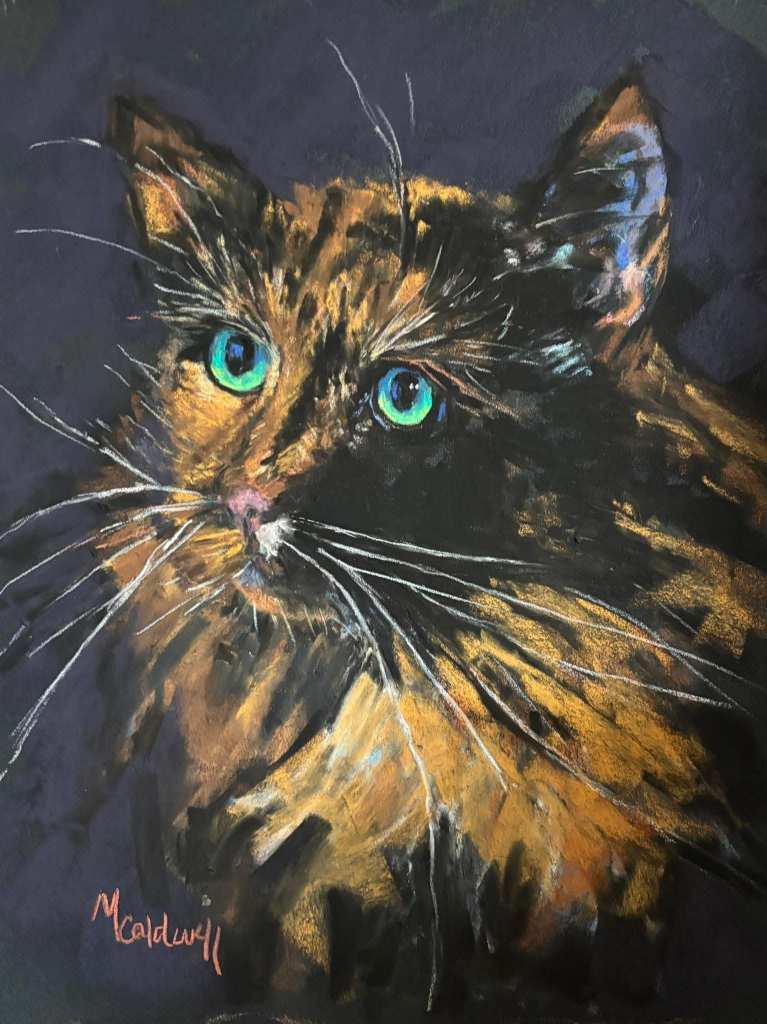 Cat portrait by Mary Smith Caldwells