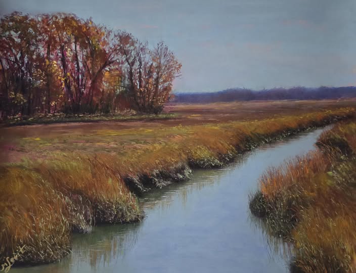 Golden Serenade by Mena Levit