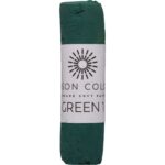 Green 1 single soft pastel stick.