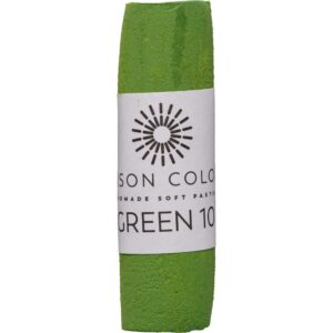 Green 10 single soft pastel stick.