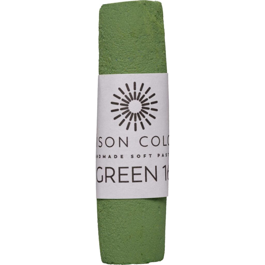 Green 16 single soft pastel stick.
