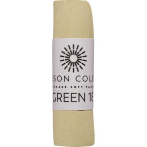 Green 18 single soft pastel stick.