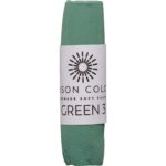 Green 3 single soft pastel stick.