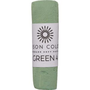 Green 4 single soft pastel stick.