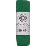 Green 7 single soft pastel stick.