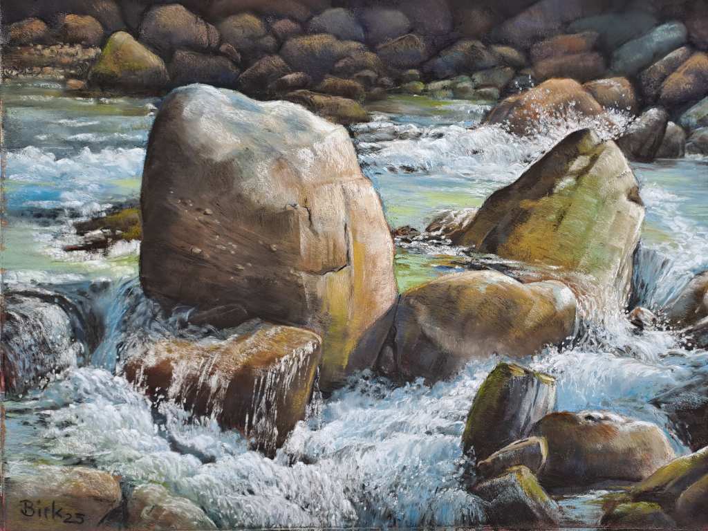 Mountain Stream by Kerstin Birk