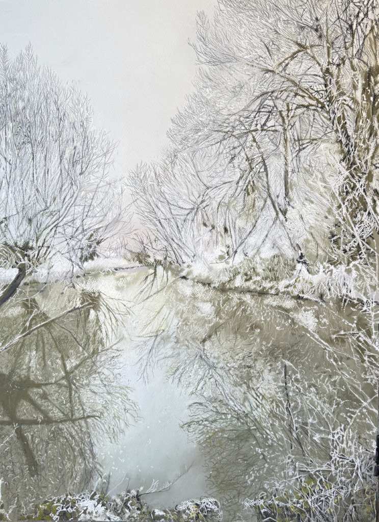 Winters morning by katy bailey