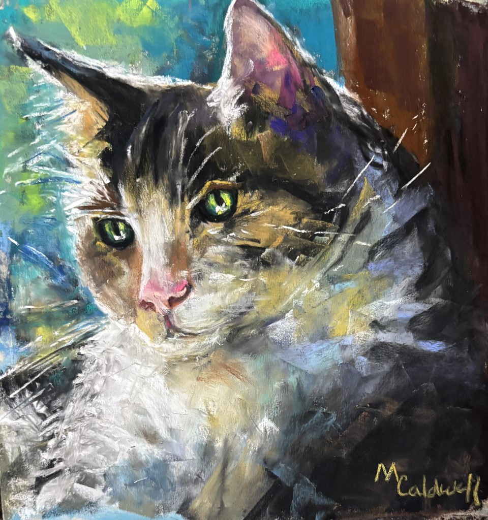 Big Fat Barn Cat by mary smith caldwell