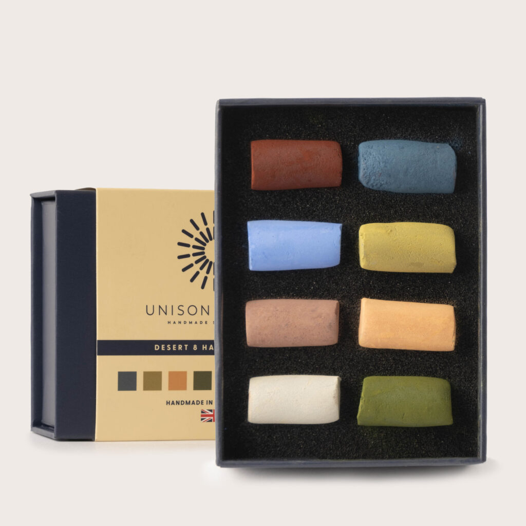 Desert 8 half stick soft pastel set 1