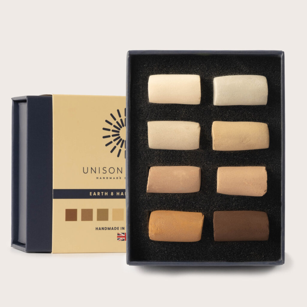 Earth 8 half stick soft pastel set 1