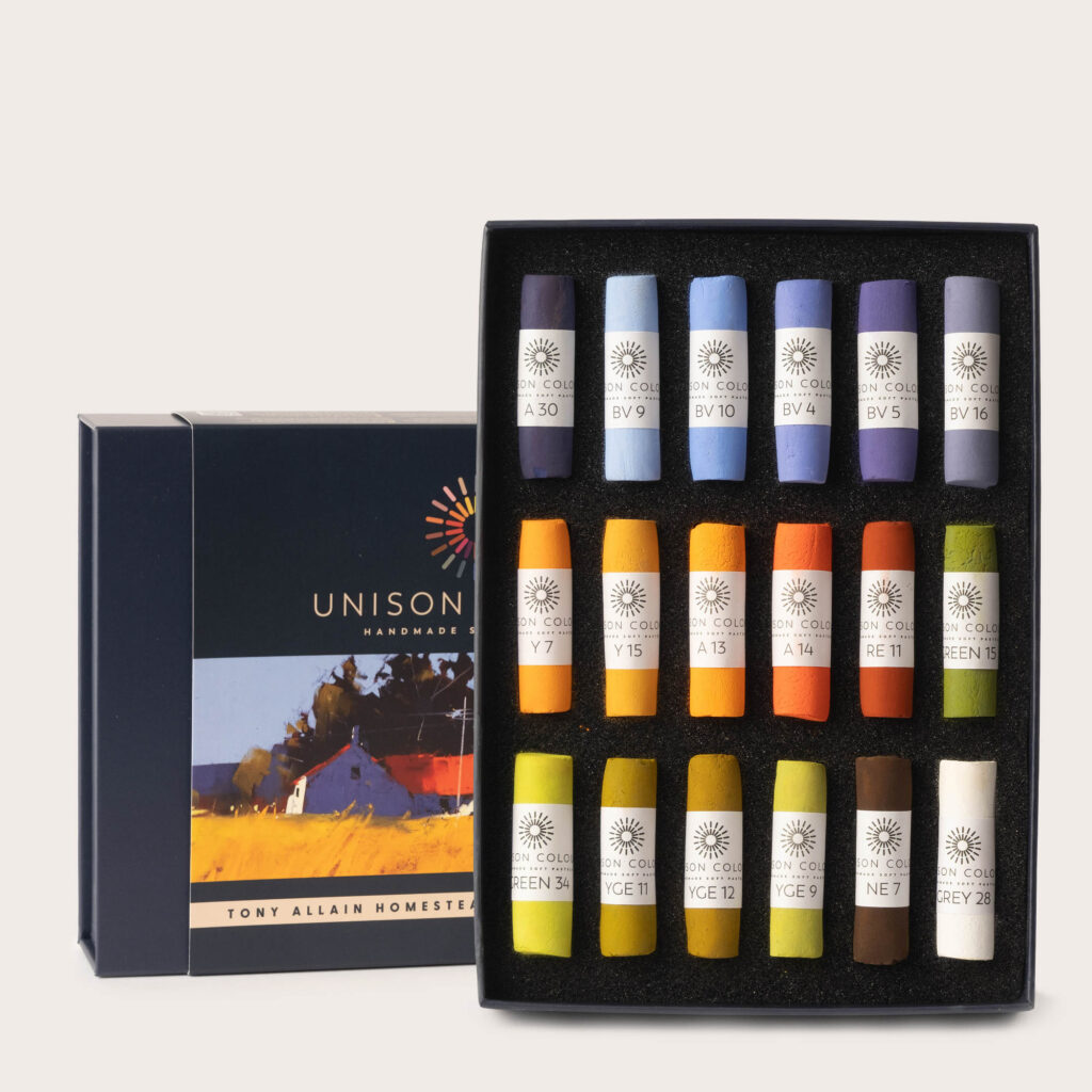 Tony allain homestead 18 small stick soft pastel set 1