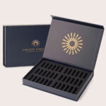 Opened empty soft pastel box for 36 small sticks.