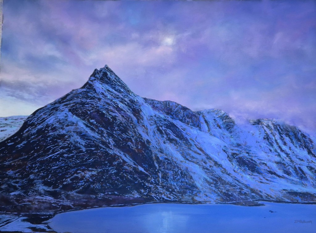 Tryfan by moonlight by dave roberts