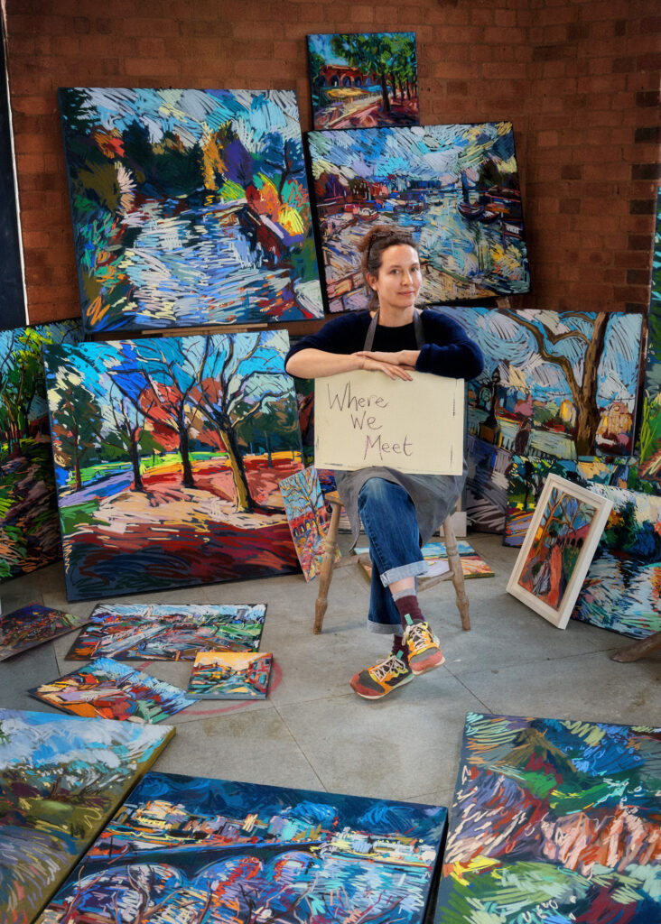 Where we meet exhibition amy shuckburgh