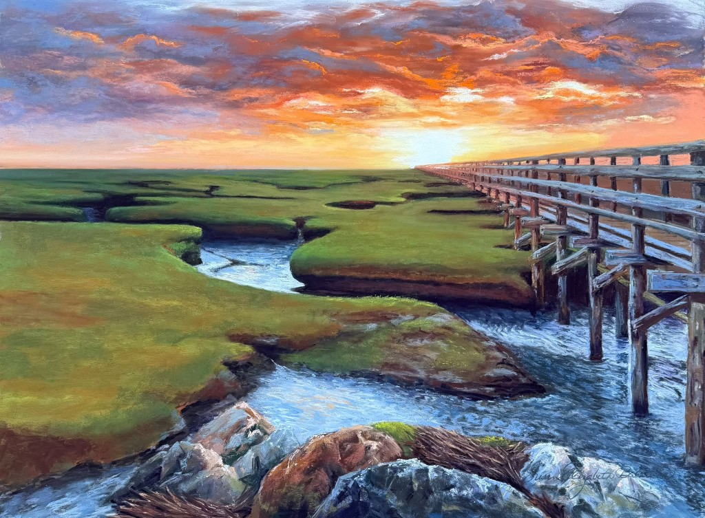 Susan baldwin sunset pier